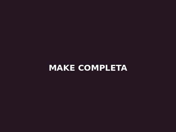 Resultado do serviço Make Completa